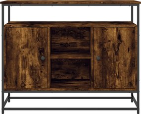 vidaXL Ντουλάπι Καπνιστή Δρυς 100x35x80 εκ. από Επεξεργασμένο Ξύλο