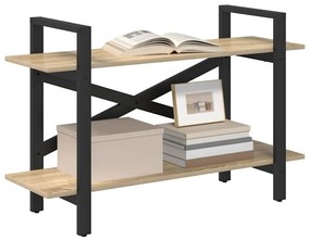 vidaXL Ράφι Βιβλίων Δρύς Sonoma 100 x 33,5 x 64 εκ Επεξεργασμένο ξύλο