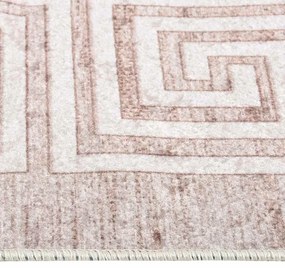 vidaXL Χαλί Πλενόμενο Αντιολισθητικό Μπεζ 80 x 150 εκ.