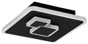 Eglo Cadegal Μοντέρνα Μεταλλική Πλαφονιέρα Οροφής με Ενσωματωμένο LED σε Μαύρο χρώμα 20cm 30658