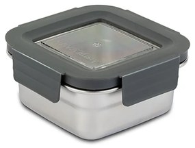 Φαγητοδοχείο Misty 10-002-110 12x12x5,8cm 400ml Inox-Grey Nava Ανοξείδωτο Ατσάλι