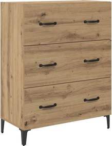 vidaXL Highboard Artisan Oak 69,5 x 34 x 180 εκ. Επεξεργασμένο ξύλο