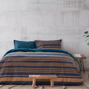Παπλωματοθήκη Μονή (Σετ 165x245) Kocoon Tena Blue