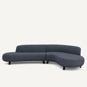 Γωνιακός καναπές από βαμβάκι λίνο - Rosebury design E.Gallina