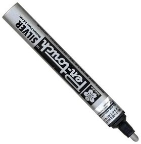Sakura μαρκαδόρος μεταλλικός ασημί 2mm Μ 12 τμχ.