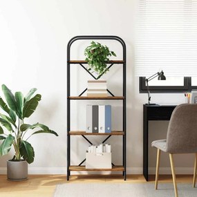 vidaXL Ράφι Βιβλίων 4 επιπέδων 60 x 30 x 146 εκ Επεξεργασμένο ξύλο