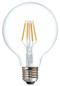 Λαμπτήρας LED G80 Bulb pakoworld 4W E27 3000K 200-220V clear