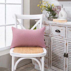 Μαξιλαροθήκη Διακοσμητική Ostia 06 Pink Teoran 30X50 Cotton-Polyester