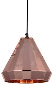 Φωτιστικό Οροφής Style KS174622PC Bronze Μέταλλο,Γυαλί