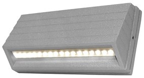 Adeleq Led Φωτιστικό Αλουμινίου Εξωτερικό Κυρτό 3.2W Θερμό Γκρι 3-9095160