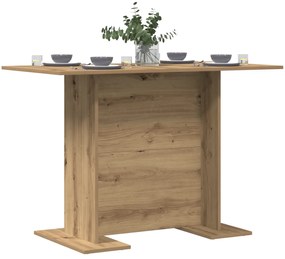 vidaXL Τραπέζι Φαγητού Artisan Oak 110x60x75 εκ Επεξεργασμένο Ξύλο