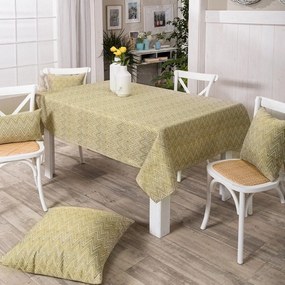 Τραπεζομάντηλο Rota 08 Lime Teoran 135X220 Acrylic,Cotton,Polyester