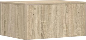 vidaXL Επιτοίχιο γραφείο Επιτοίχιο Δρύς Sonoma 60 x 45 x 30 cm