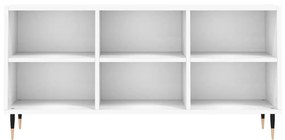 Έπιπλο Τηλεόρασης Λευκό 103,5x30x50 εκ. από Επεξεργασμένο Ξύλο - Λευκό