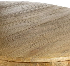 ARTEKKO Τραπέζι τραπεζαρίας ανοιγόμενο από ξύλο μασίφ (160x120x78)cm - Ξύλο - 617-0230