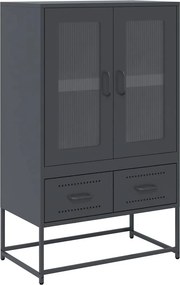 vidaXL Ντουλάπι Ανθρακί 68x39x111,5 εκ. από Χάλυβα