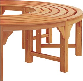 vidaXL Παγκάκι Δέντρου Φυσικό 160 x 80 x 45cm Στερεό Ξύλο Ευκαλύπτου