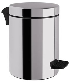 Κάδος Απορριμμάτων Μπάνιου (Φ18x25) Pam &amp; Co 3lt 03-601-001 Inox