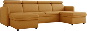 Γωνιακός Καναπές Barcelo U-Μουσταρδί
