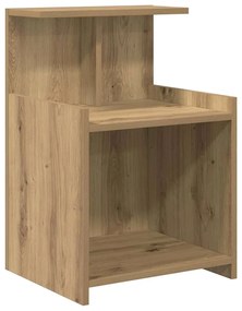 vidaXL Κομοδίνο artisan δρυς 40 x 35 x 60 εκ. Επεξεργασμένο ξύλο