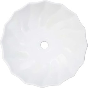 vidaXL Νιπτήρας Λευκός 46 x 17 εκ. Κεραμικός