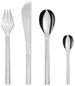 Μαχαιροπίρουνα Colombina FM06S24 Σετ 24Τμχ. Ανοξ. Ατσάλι Silver με Δώρο 2 Δαχτυλίδια Πετσέτας Alessi 24 τμχ Stainless Steel