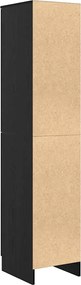vidaXL Highboard Μαύρη Οξυά 35 x 39 x 168 εκ.
