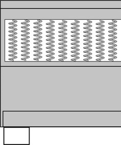 vidaXL Κρεβάτι Boxspring Σκούρο Γκρι 180 x 200 εκ. Υφασμάτινο