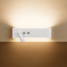 Φωτιστικό Τοίχου Resort Left 10W 4000K + 3W Λευκό