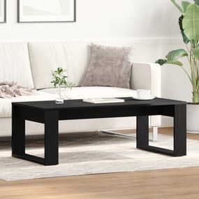 vidaXL Καφέ Τραπεζάκι Μαύρο Δρυς 102x50x35 εκ. Ξύλο Επεξεργασμένο