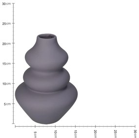 Βάζο ArteLibre Λιλά Δολομίτης 15x15x22cm