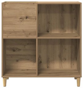 vidaXL Δισκοθήκη τεχνίτης Δρυς 84,5 x 38 x 89εκ από Επεξεργασμένο Ξύλο