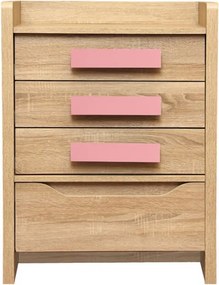 ΣΥΡΤΑΡΙΕΡΑ PLAYROOM SONAMA-ΡΟΖ HM10217.03 63Χ40Χ80εκ.