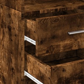 vidaXL Ντουλάπι Καπνιστή Δρυς 40x42,5x185 εκ. από Επεξεργασμένο Ξύλο