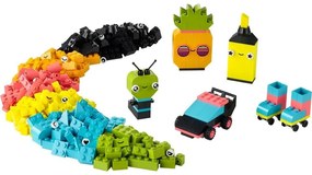 Δημιουργική Διασκέδαση Με Neon Τουβλάκια 11027 Classic 333τμχ 5 ετών+ Multicolor Lego