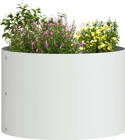 vidaXL Δακτύλιος γλάστρας 5 τμχ. Λευκό 30 x 30 x 20 cm