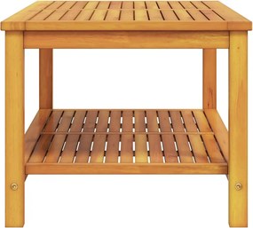 vidaXL Τραπεζάκι Πλευράς Φυσικό Λάδι 110 x 55 x 45 cm