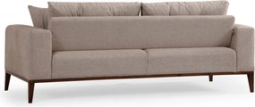 Τριθέσιος Καναπές - Sinor 3 - Χρώμα Μπεζ - 225x92x75εκ