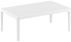SKY WHITE 100Χ60Χ40εκ. ΤΡΑΠΕΖΙ ΠΟΛ/ΝΙΟΥ