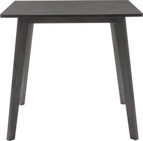 Tραπεζαρία Benson - Orlean pakoworld σετ 5τμχ rustic grey - ύφασμα γκρι 80x80x75εκ
