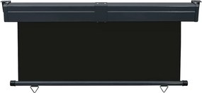 vidaXL Σκίαστρο Βεράντας Πλαϊνό Μαύρο 165 x 250 εκ.