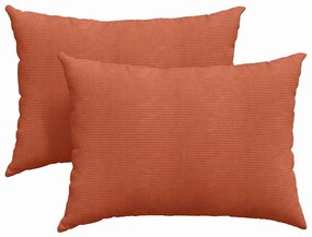 vidaXL Μαξιλάρι Καναπέ 2 pcs Κόκκινο Πορτοκαλί 70 x 50 cm