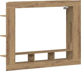 vidaXL Ντουλάπι TV 152 x 22 x 113 εκ. artisan δρυς Επεξεργασμένο ξύλο