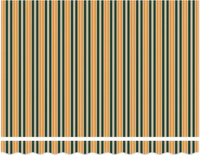 vidaXL Χειροκίνητη αναδιπλούμενη τέντα με LED 3,5 x 2,5 μ