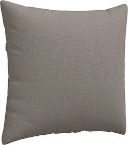 vidaXL Μαξιλάρι Καναπέ 2 pcs Taupe 50 x 50 cm ύφασμα