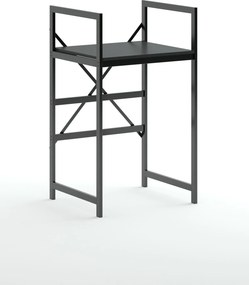 Ντουλάπι Πλυντηρίου Μαύρο CLEZUDE 70x60x116
