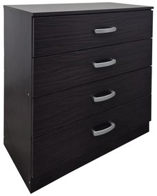 Συρταριέρα Athos pakoworld σε wenge απόχρωση 80x40x79εκ