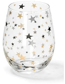 Ποτήρι Νερού - Κρασιού Stardust 243005 10x10x12cm Multi Philippi Γυαλί