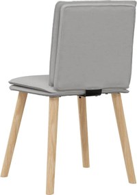 vidaXL Καρέκλες τραπεζαρίας 6 τεμ Cloud Grey Fabric