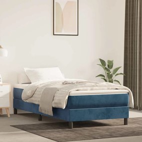 vidaXL Στρώμα με Pocket Springs 80 x 160 cm Σκούρο Μπλε